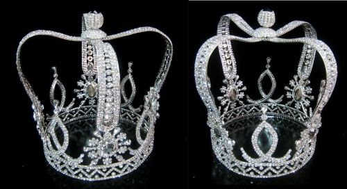 Corona para rey de Cristal Swarovski The Royal Stanislaus SILVER