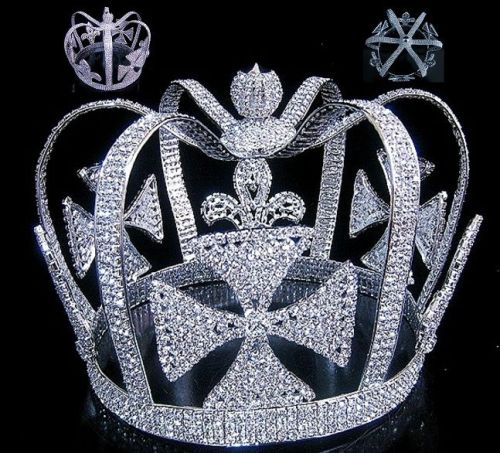 Corona Unisex para Rey o Reina de cristal swarovski