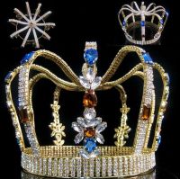 Corona Unisex para Rey o Reina de cristal swarovski