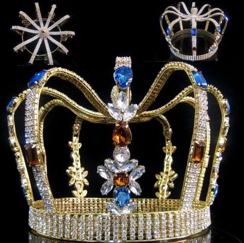 Corona Unisex para Rey o Reina de cristal swarovski
